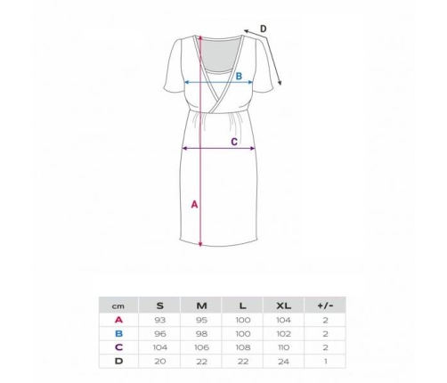 Eevi Emily Koszula Ciążowa Brudny Różowy w Kwiaty Rozmiar L