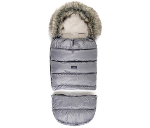 Zaffiro Grow Up 2.0 Śpiwór Do Wózka Plusz Pastel Grey