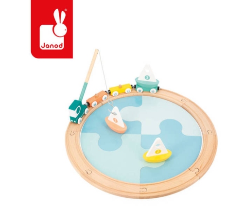 Развивающий пазл-трасса Janod Bolid Sailing Boat Circuit