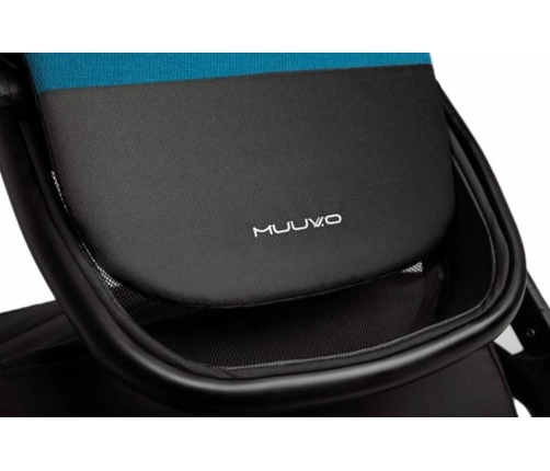 Muuvo Trick Jet Black Bērnu rati 2in1