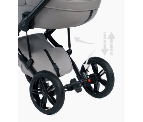 Dada Prams Max 500 Natural Beige Bērnu rati 2in1