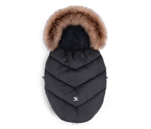 Bērnu ratu guļammaiss Cottonmoose Mini Moose Yukon Black
