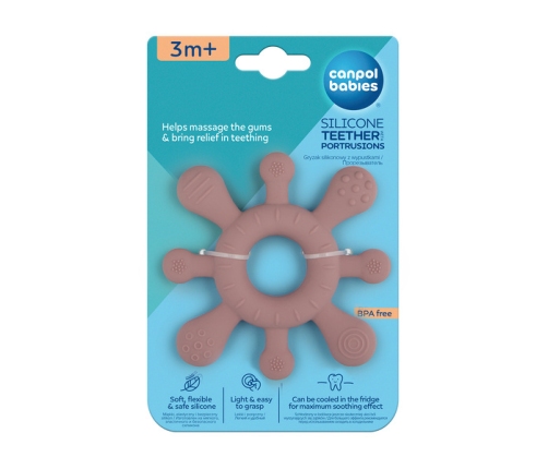 Canpol Babies Gryzak Silikonowy z Wypustkami Rozgwiazda 80/307