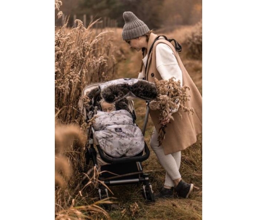 Makaszka Mufka do Wózka Glamour Green