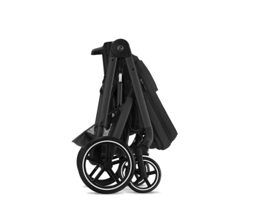 Cybex Balios S Lux Moon Black 2023 + Cybex Aton B2 i-Size + Cybex One base Детская коляска 4 в 1