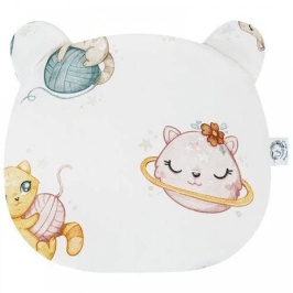 Bonjour Cherie Bambusowa Poduszka Miś 30x30cm Kotki Bonjour Cherie Bambusowa Poduszka Miś 30x30cm Kotki