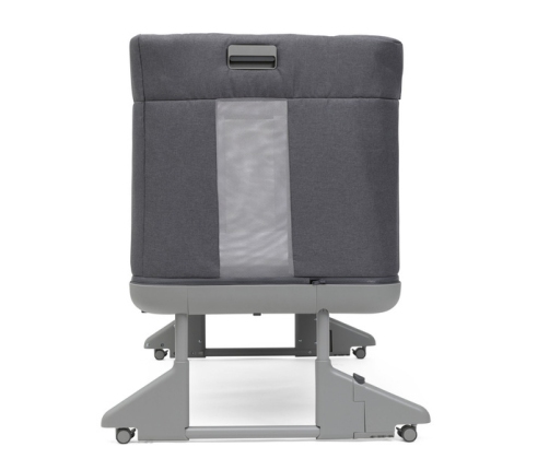 Chicco Next2Me Forever Łóżeczko Dostawne 3w1 do 22kg Slate Grey + Prześcieradło 2szt Pink Pois