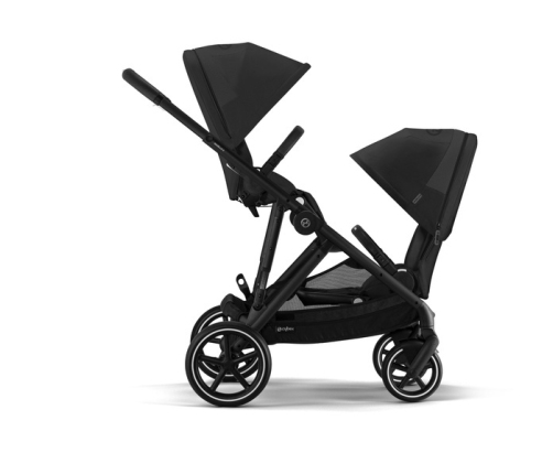 Cybex Gazelle S Moon Black Коляска для двойняшек