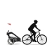 Cybex Zeno Bike All Black Спортивная коляска для бега Лыж - Велосипедный прицеп 4in1