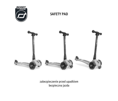 Skrejritenis ScootAndRide Highwaykick 3 LED Ash