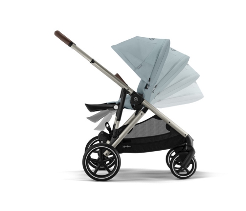 Cybex Gazelle S Sky Blue/Taupe Коляска для двойняшек