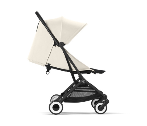 Cybex Orfeo Canvas White/Black Pastaigu rati
