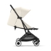 Cybex Orfeo Canvas White/Black Pastaigu rati