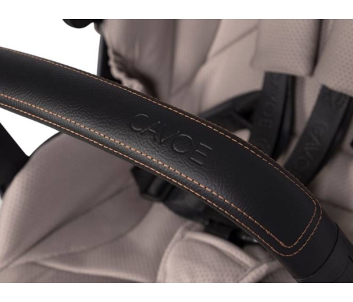 Cavoe Avec 2024 Wózek Głęboko-Spacerowy Bliźniaczy 2w1 Taupe