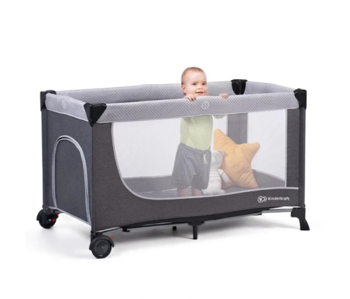 Kinderkraft Leody Łóżeczko Turystyczne Grey