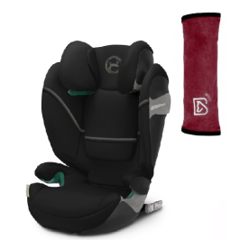 Cybex Solution S2 I-Fix Moon Black 2023 Детское автокресло 15-50 кг + Babysafe Чехол на ремень Cybex Solution S2 I-Fix Moon Black 2023 Детское автокресло 15-50 кг + Babysafe Чехол на ремень