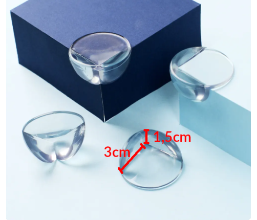 Safe Teddy Przezroczyste Osłony Na Narożniki z Klejem 4 szt.