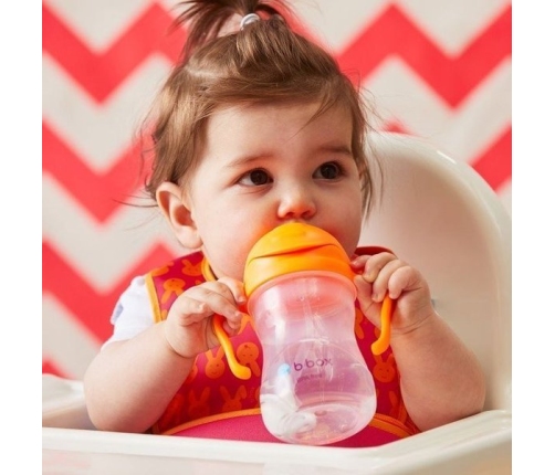 B.Box Innowacyjny Bidon Ze Słomką Różowy