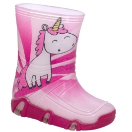 Zetpol Szuwarek Kalosze Dziecięce Różowy Jednorożec rozmiar 33/34 Zetpol Szuwarek Kalosze Dziecięce Różowy Jednorożec rozmiar 33/34