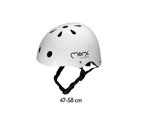 Momi Mimi Dziecięcy Kask Rowerowy Szary Matowy