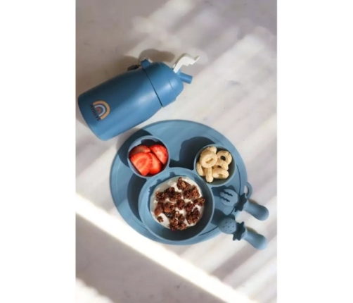 MYROYS Talerzyk z Przyssawką Niebieski