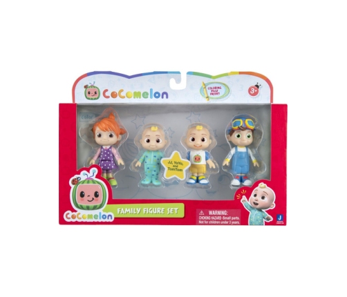CoComelon Figurki Rodzina Zestaw 4-Pak Lalki