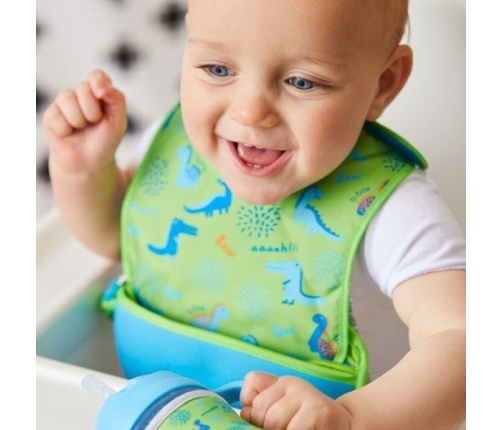 B.Box Śliniak Dla Niemowlaka w Saszetce Dino Time