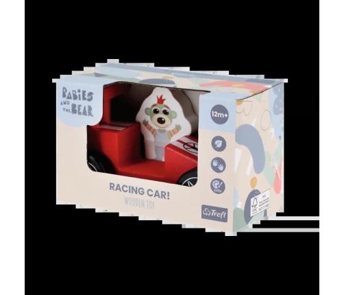 Trefl Racing Samochód Czerwony