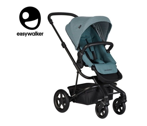 Easywalker Harvey 2 Wózek głęboko-spacerowy (zawiera stelaż, siedzisko z budką i pałąkiem)  Ocean Blue