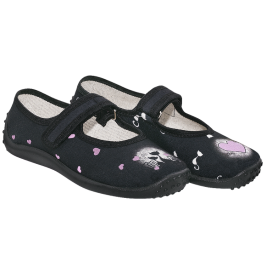 Zetpol Balerinki Kapcie Dziewczęce Julia Czarne Koty Rozmiar 26 Zetpol Balerinki Kapcie Dziewczęce Julia Czarne Koty Rozmiar 26
