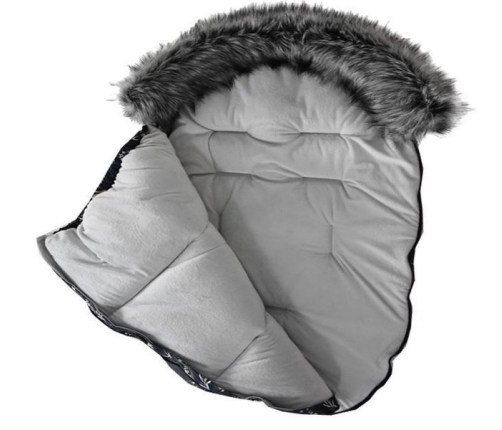 Eko Śpiworek Drukowany Mały SP-35 Czarny Jeleń