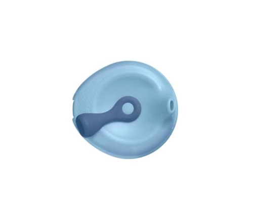 B.box Fill+Feed Silikonowa Miseczka z Pokrywką do Karmienia Niemowląt i Dzieci Błękit