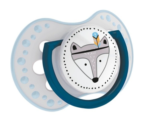 Lovi Dynamiczny Smoczek Uspokajający 6-18m Silikonowy 2szt. 22/857 Indian Summer Boy