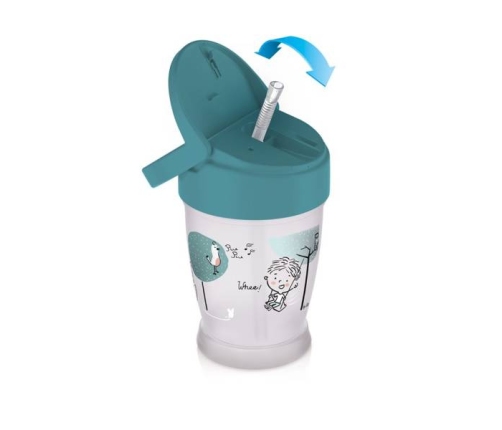 Lovi Freestyle Kubek ze słomką 250ml 12m+  35/354 Lovely Boy