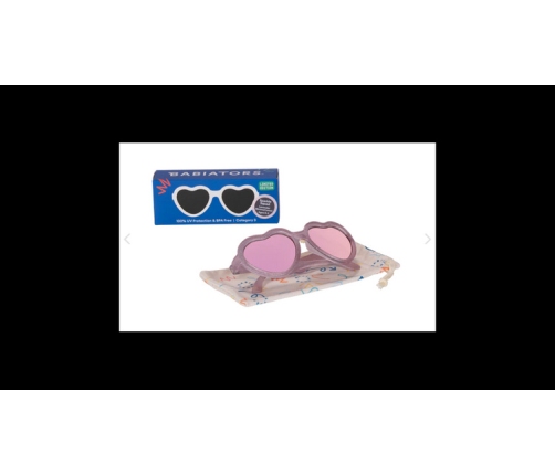 Babiators Heart Sparkle Squad Polaryzacja O-HRT005-S Rozmiar 0-2+