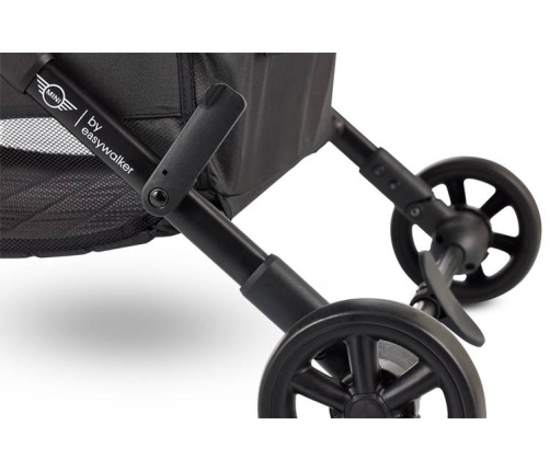 Mini by Easywalker Buggy Turn Kompaktowy Wózek Spacerowy z Obrotowym Siedziskiem 360 Soho Grey