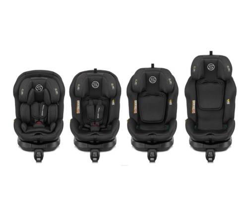 Sesttino Hexagon Pro i-SizeFotelik Samochodowy Black 0-36 kg
