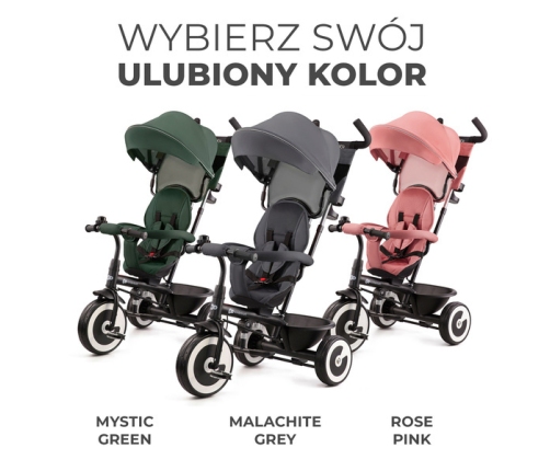 Kinderkraft Aveo Rowerek Trójkołowy Rose Pink