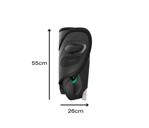 Cybex Solution G2 i-Fix Fotelik Samochodowy 15-50 kg Moon Black Plus
