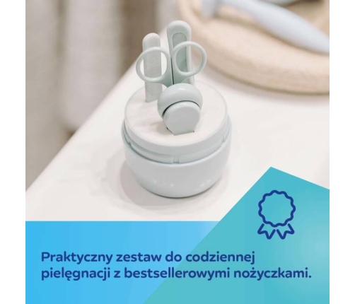 Canpol Babies Zestaw Pielęgnacyjny Do Paznokci Dla Niemowląt i Dzieci Różowy 9/814_pin