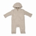 Albero Mio Kombinezon Polarowy z Kapturem Rozmiar 62/68 Beżowy J002