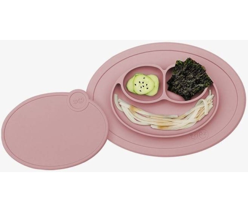 EZPZ Silikonowa Pokrywka Do Małego Talerzyka Mini Mat Pastelowy Róż