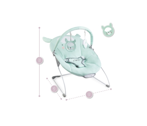 MoMi Glossy Leżaczek Lama