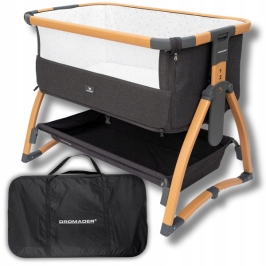 Dromader Łóżeczko Turystyczne + Materac + Torba z Regulacją i Kołyską Dromader Łóżeczko Turystyczne + Materac + Torba z Regulacją i Kołyską