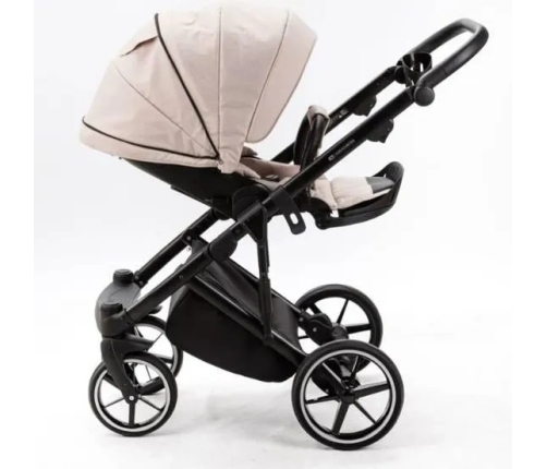 Adamex Lumi Air Wózek Głeboko-Spacerowy PS-33 LUMI TK-20 ST. CZ. PL. CZ. (materiał tkanina)