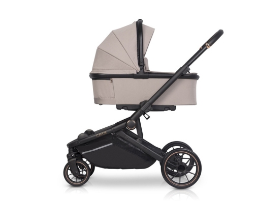 Cavoe Avec 2024 Wózek Głęboko-Spacerowy Bliźniaczy 2w1 Taupe