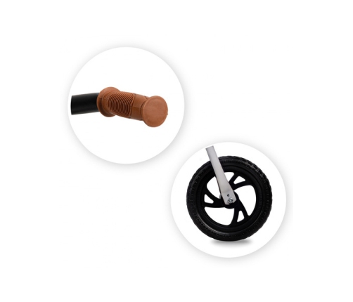 MoMi Breki Rowerek Biegowy z Hamulcem Szary