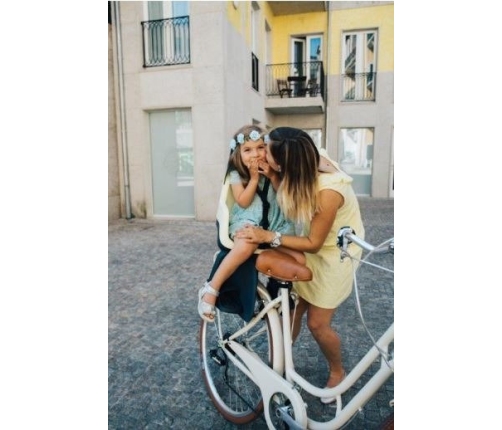 Bobike Go Fotelik Rowerowy Na Bagażnik Lemon Sorbet