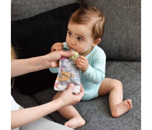 Akuku Saszetki Wielorazowe Na Pokarm A0056