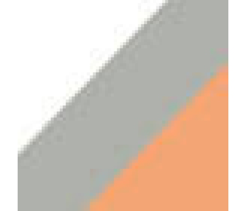 Ines&John Nocnik Dziecięcy Premium White / Grey / Orange